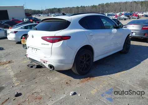 2020 Alfa Romeo Stelvio Ti Sport Awd z USA, uszkodzony, nr VIN ZASPAKBN8L7C73495